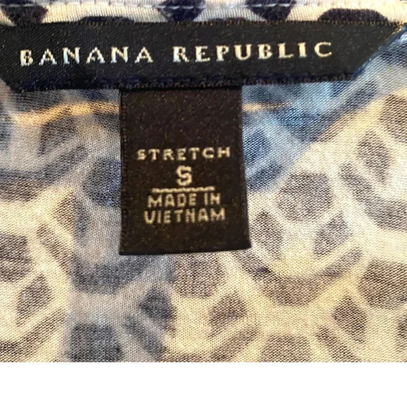 BANANA REPUBLIC STRETCH WOMENS TOP SHIRT SUMMER CASUAL DRESSY TOPS SIZE S SMALL - Picture 4 of 4